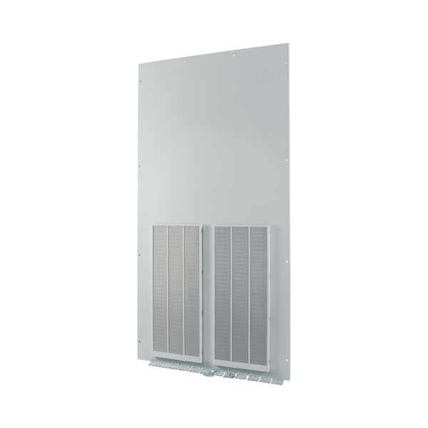 XTSZFFPV42-W1000 Front plate (section high), ventilated, W=1000mm, IP42, grey image 4
