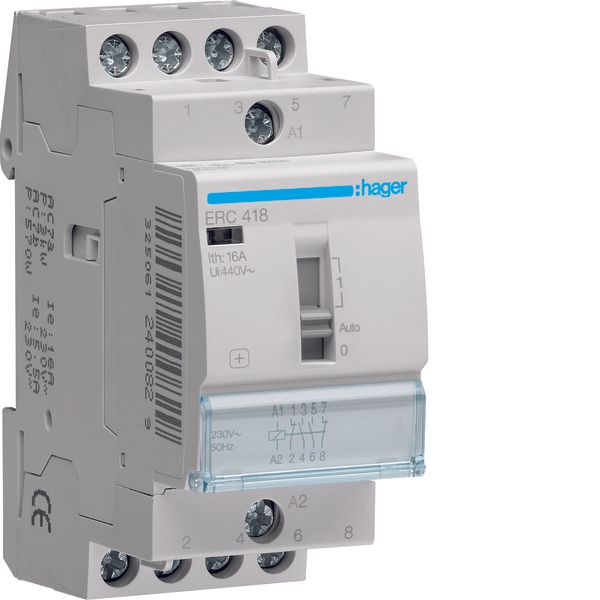 Relay 16A, 2NO+2NC, 230V image 1