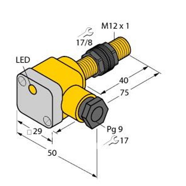 Inductive Sensor   BI2-P12SK-AP6X image 1