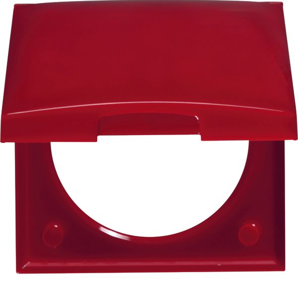 Frame with hinged cover, Integro Flow, red glossy image 1