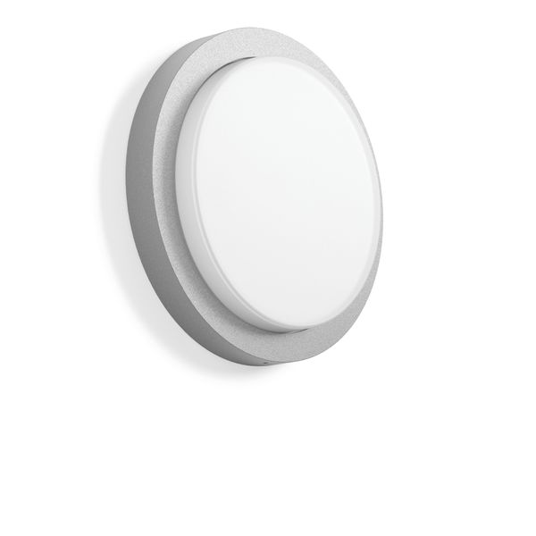 CADERO disca, 9,5 W, 790 lm, 830, 840, silver, on/off Ceiling and wall image 2