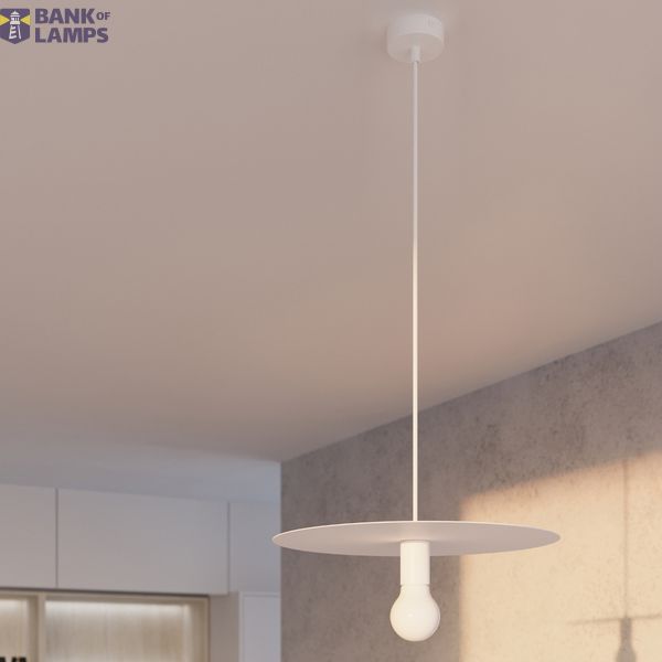 FLAVIO HANGING LAMP WHITE E27 1X60W IP20 image 7