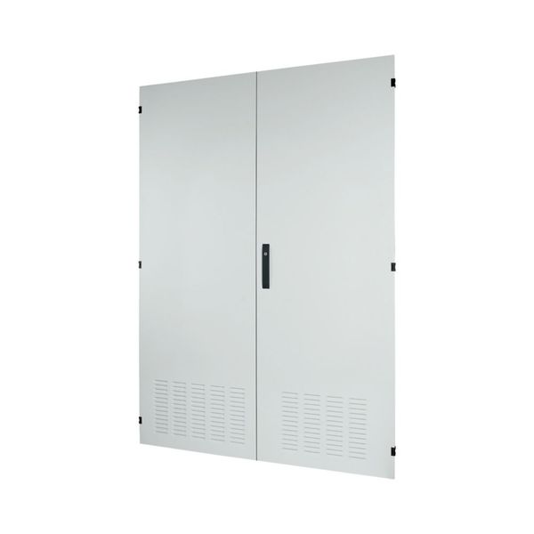 XTSZDSKV4S-H2000W1350 Section wide door, ventilated, HxW=2000x1350mm, double-winged, IP42, grey image 3
