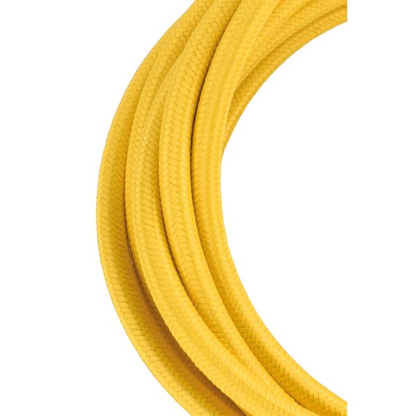 Textile Cable 2C Yellow 3m image 1