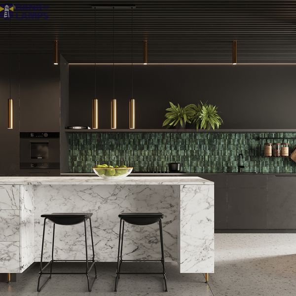 HANGING LAMP LAGOS 2 GOLDEN GLOSS GU10 2X10W IP20 image 9