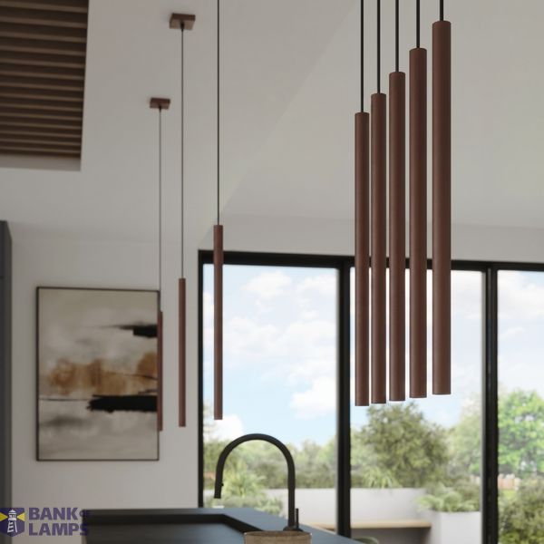 Pendant lamp PASTELO 2 brown image 8