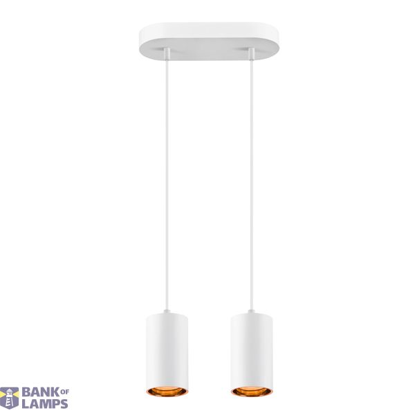 ASTO TUBE, pendant light, GU10, pendant length 250 cm, 2x max. 10 W, white image 3