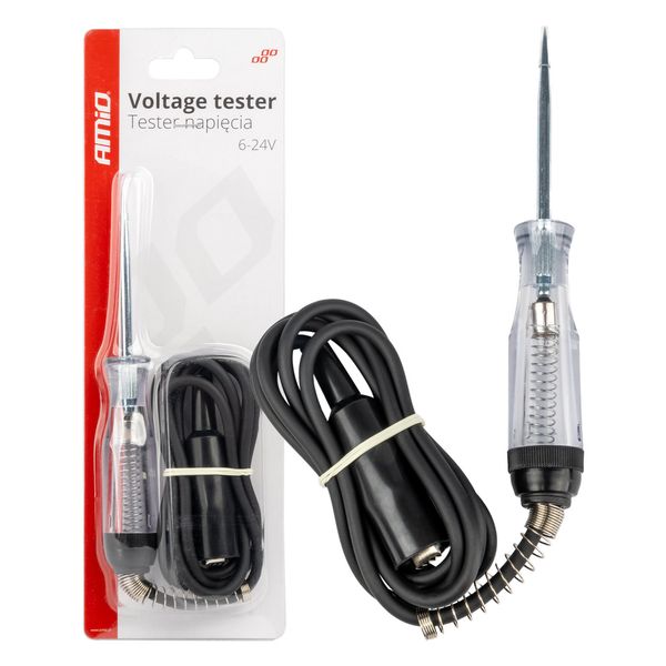 Voltage tester 6-24V AMIO-04273 image 1