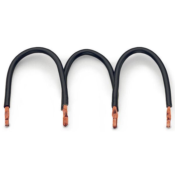 Wire commoning chain 2.5 mm² insulated black image 1