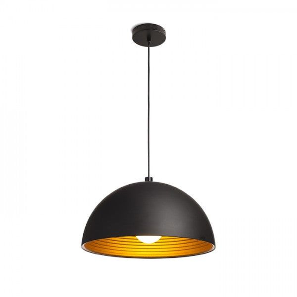CARISSIMA 40 pendant matte black/gold 230V LED E27 15W image 1