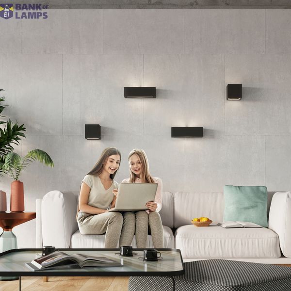 CERAMIC WALL LAMP VEGA BLACK E27 1X60W IP20 image 7