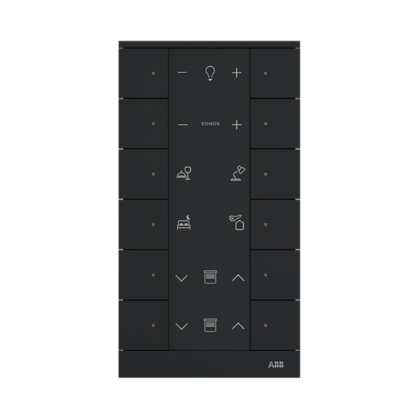 SB-F-12.0.1-885 | ABB-free@home | Tenton 12 sensor, matte black image 1