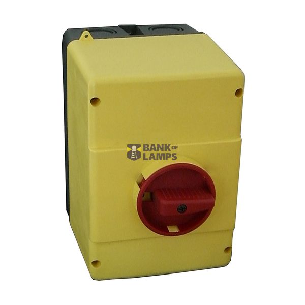 Enclosures for MPX³ 32H and 32MA - IP 65 - With yellow/red rotary handle image 2