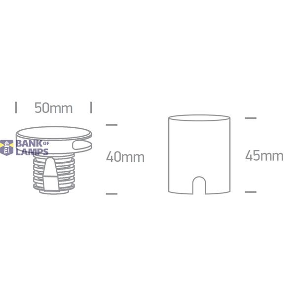 BLACK WALL RECESSED COB 2W WW 700mA IP65 DARK LIGHT image 2