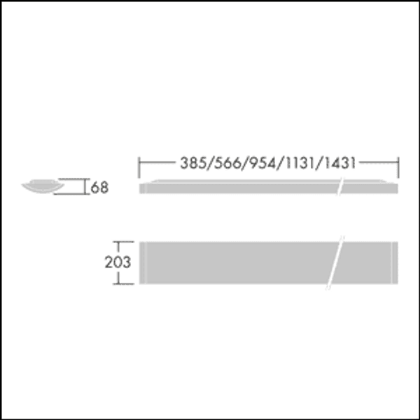 IQ WAVE INFILL 565 WH - Infill panel image 2