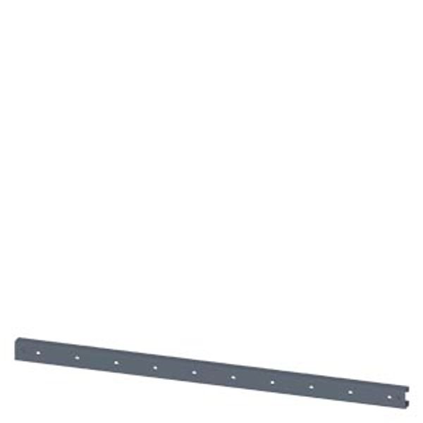 SIVACON, cable clamping rail, H: 50 mm, W: 800 mm, zinc-plated image 1