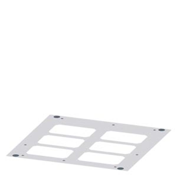 Roof plate for module inserts IP54, D: 600mm W: 600mm image 1