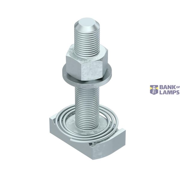 MS41HBF M12x60ZL hammer head screw with spring for profile rail MS4121/4141 image 1