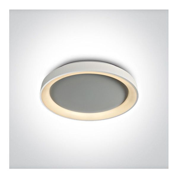 62130L/W/V WHITE PLAFO LED 30W CCTV IP20 230V DIMMABLE image 1