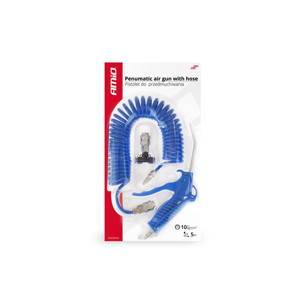 Penumatic air gun with hose and T-terminals 10ATM image 1