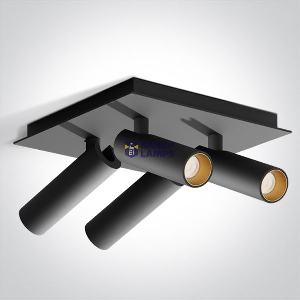 65004E/B/W BLACK 4x5W WW IP20 230V image 1