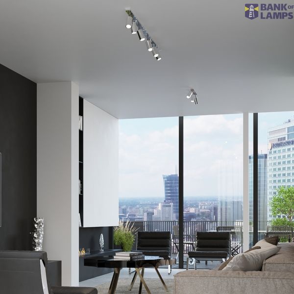 CEILING LAMP RING 3 CHROME GU10 3X40W IP20 image 4