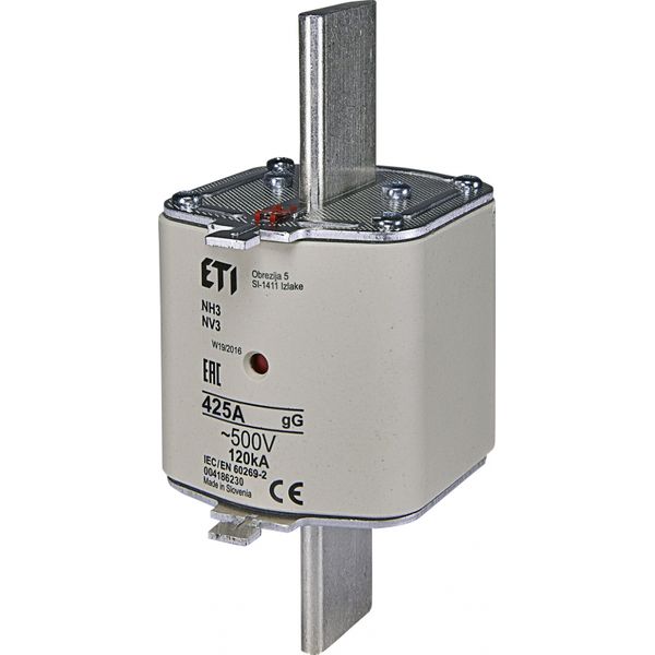 Fuse link, NH3 gG 500A/400V image 1