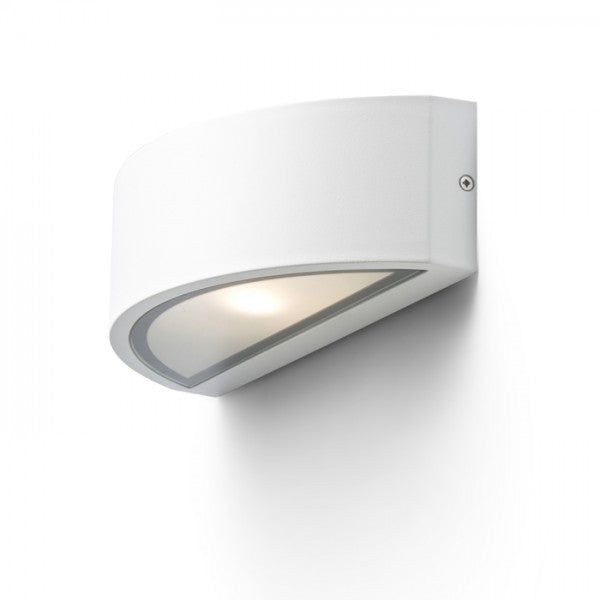 LESA wall white 230V LED E27 15W IP54 image 1