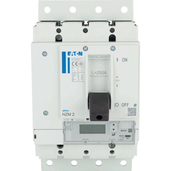NZMH2-4-PX250/VAR-SVE NZM2 PXR25 circuit breaker - integrated energy measurement class 1, 250A, 4p, variable, Screw terminal, plug-in technology image 7