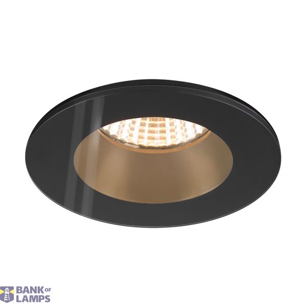 NEW TRIA® 68, ceiling installation ring, D: 8.3 H: 3.55 cm, IP 65, incl. glass, black image 2