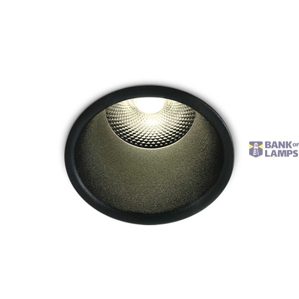 BLACK LED 5W WW 24deg IP20 230V DARK LIGHT image 1