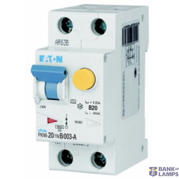 PKN6-20/1N/B/003-A-BL Eaton Moeller series xPole - PKN6/M RCBO - residual-current circuit breaker with overcurrent protection image 1