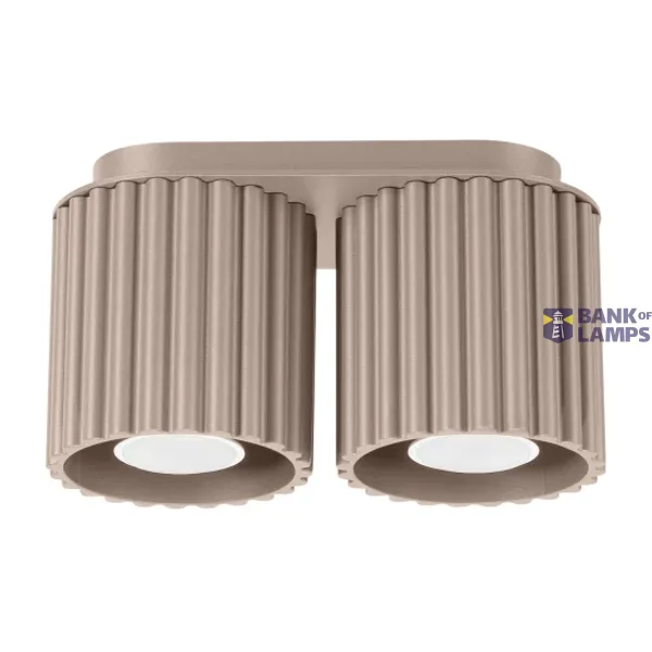 Ceiling lamp AURA 2 taupe GU10 image 1