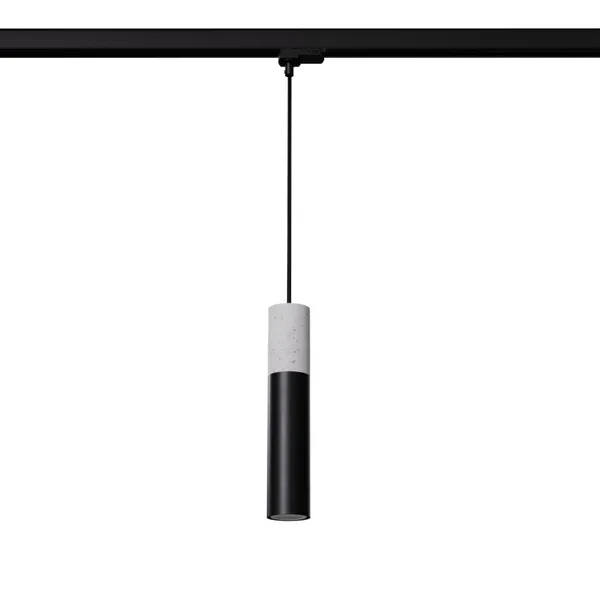 HANGING LAMP 3 PHASE BORGIO BLACK GU10 image 1