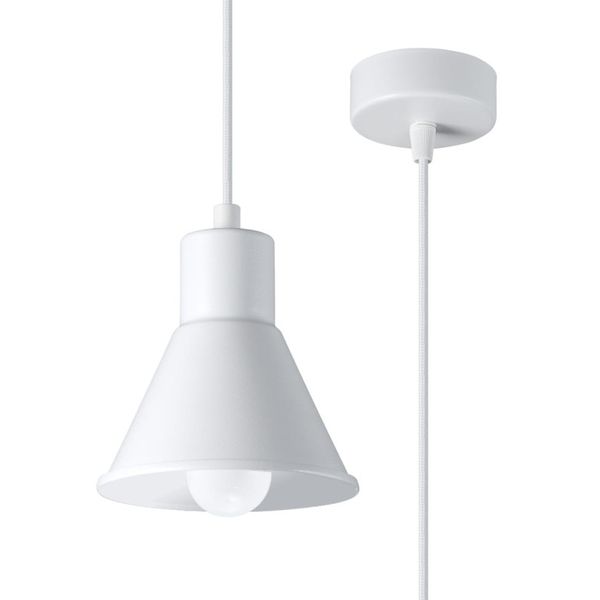 HANGING LAMP TALEJA 1 WHITE E27 1X60W IP20 image 1