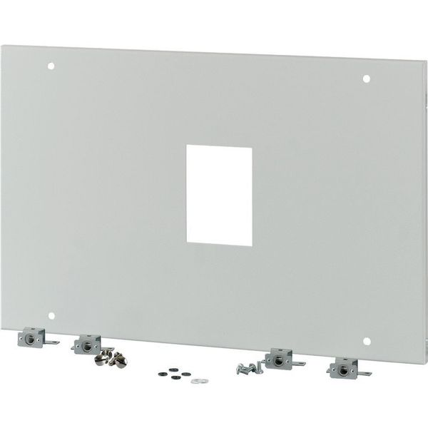 XMN44F04C-XMV Front plate, NZM4, 4p, fixed version, rotary handle with interlock, W=425mm image 3