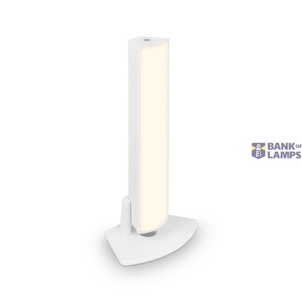 Battery LED table- and wall light, IP44, white, 1xLED-platine/6W image 1