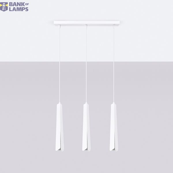 Pendant lamp PRYSM 3L white image 10