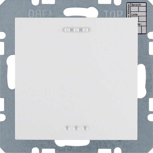 KNX object thermostat, intg bus coupling unit, KNX - S.1, p. white glo image 1