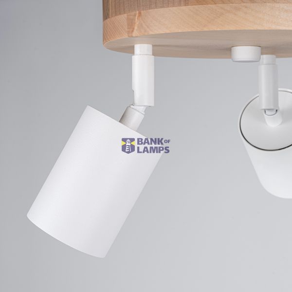 CEILING LAMP VERDO 3P WHITE GU10 3X10W IP20 image 6