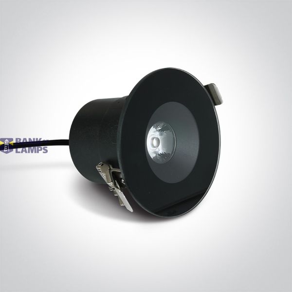 BLACK 6W WW IP65 100-240V image 2