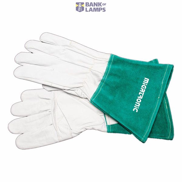 Welding gloves 11 green TIG image 1