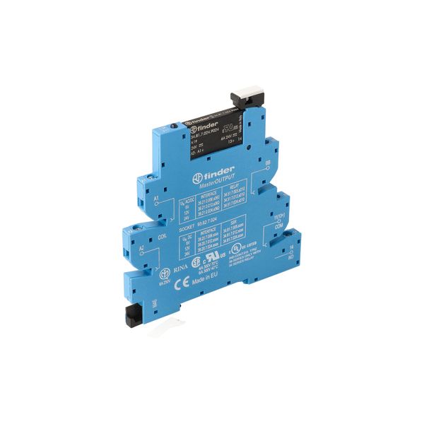 Rel. interface SSR MasterOUTPUT screw In.24VDC/SEN/1NO Out.6A/24VDC (39.20.7.024.9024) image 5