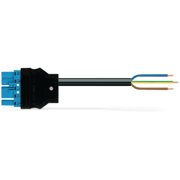pre-assembled connecting cable Eca Plug/open-ended blue image 1