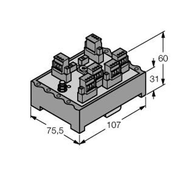 IP20 Junction Box, 4-Channel FOUNDATION Fieldbus and PROFIBUS-PA   JRBS-40-4R/EX image 1