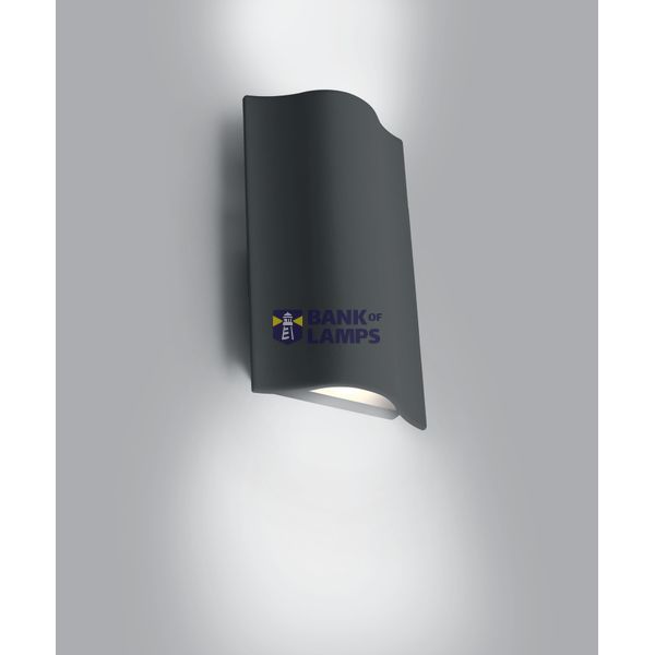 ANTHRACITE WALL 2x6W WW IP54 230V image 1