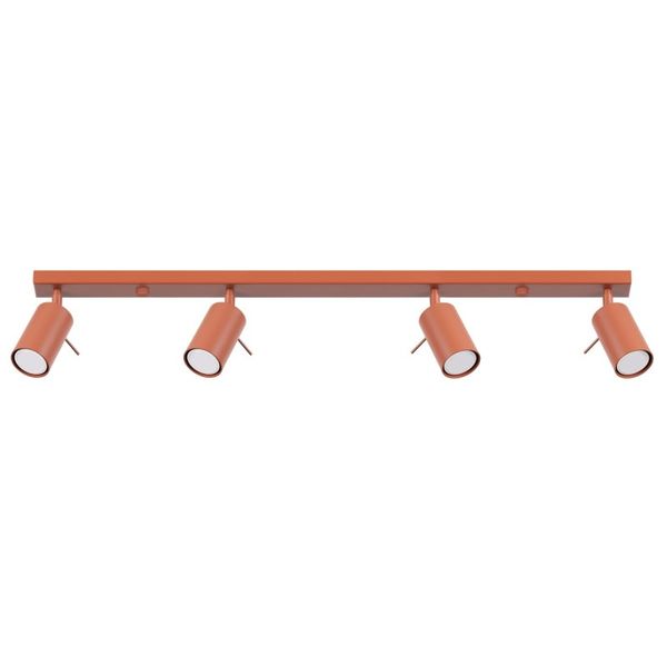 RING CEILING LAMP 4L RED OCHRE 4XGU10 image 1