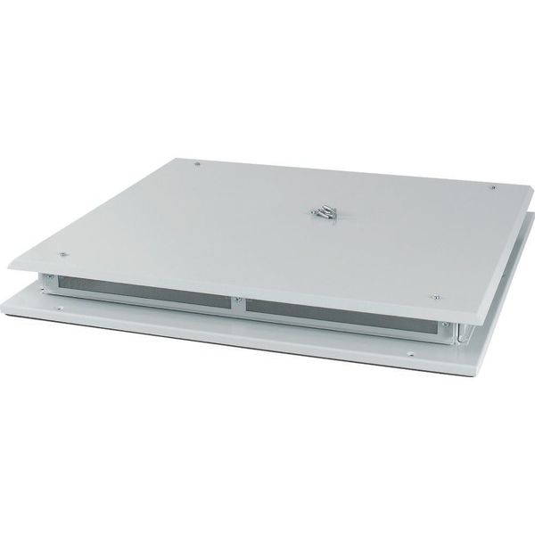 XTSZPTAV4-W1000 Top plate, ventilated, W=1000mm, IP42, grey image 4