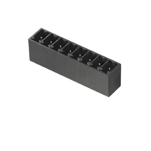 PCB plug-in connector, male header, closed side, THT solder connection, 3.81 mm, Number of poles: 18, 180°, Solder pin length (l): 3.2 mm, tinned, black, Box image 3