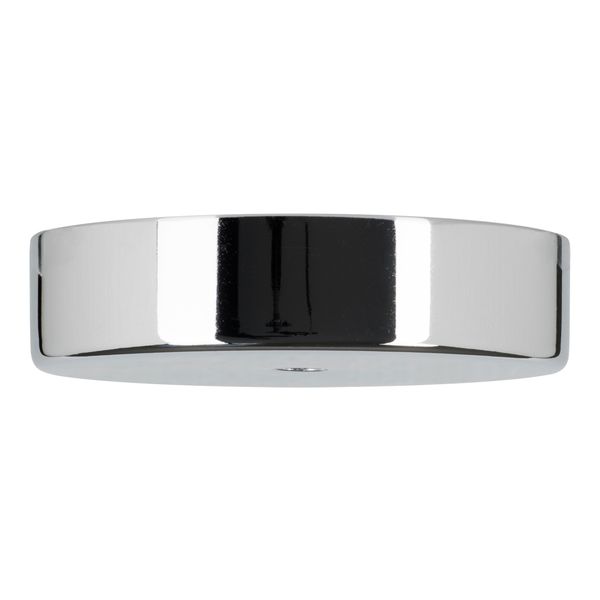 Ceiling Cup Metal Chrome + Transparent Cord Grip image 2